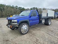 Salvage Trucks for sale at auction: 2001 Chevrolet Silverado Flatbed Truck