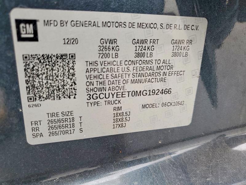 2021 Chevrolet Silverado K1500 rst