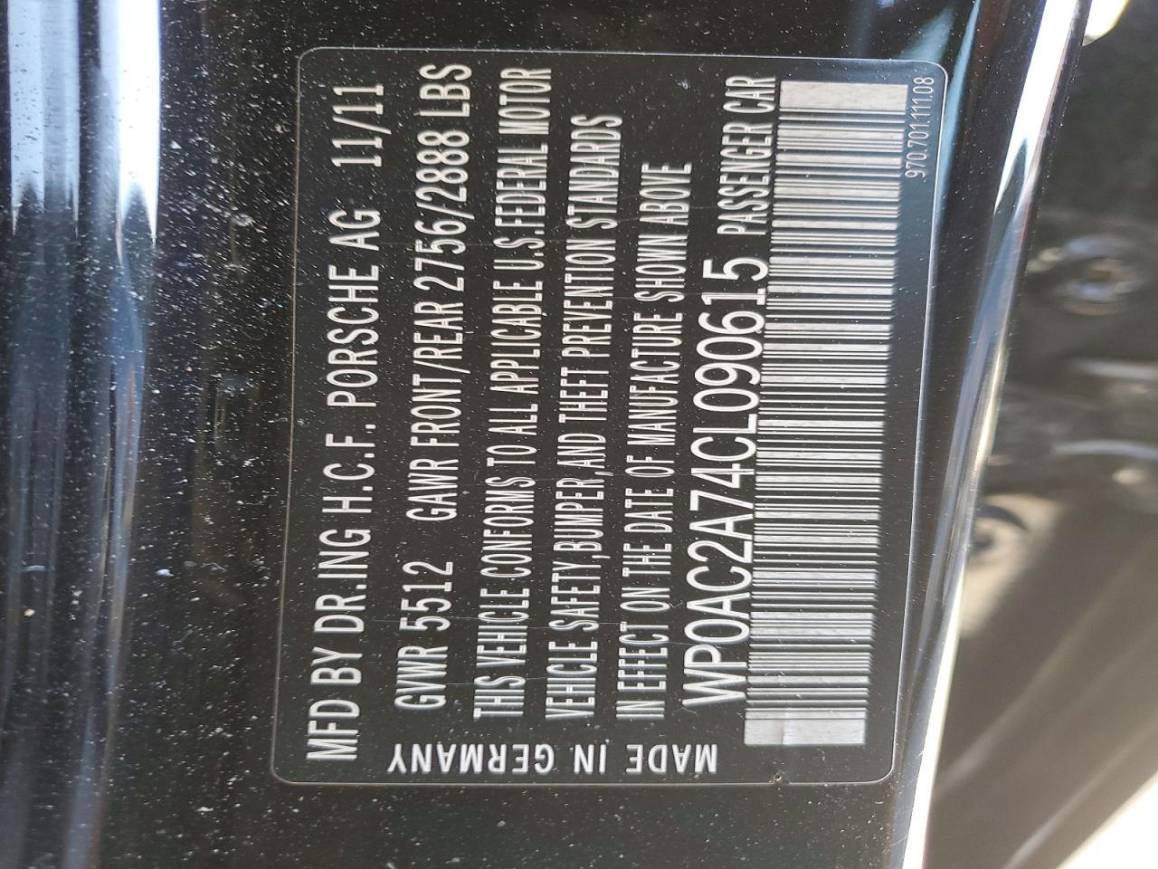 2012 Porsche Panamera Turbo