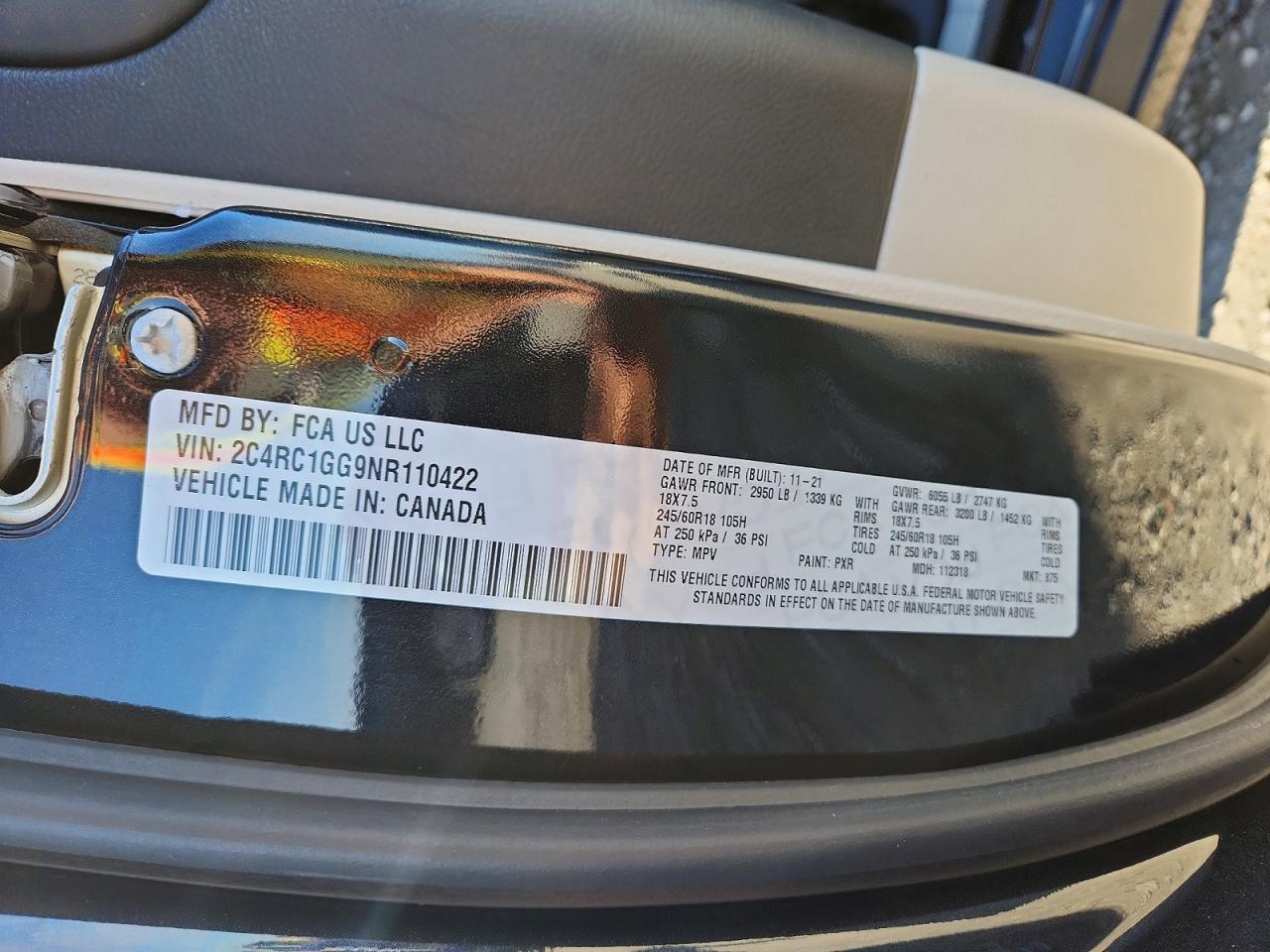 2022 Chrysler Pacifica Limited