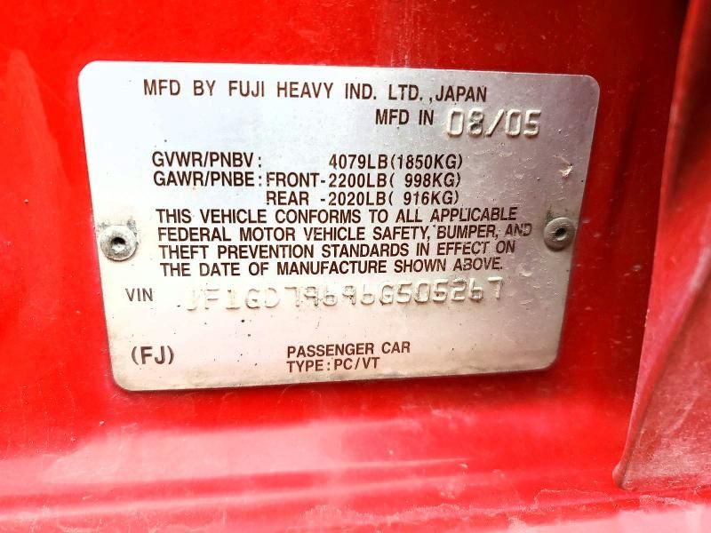 2006 Subaru Impreza wrx