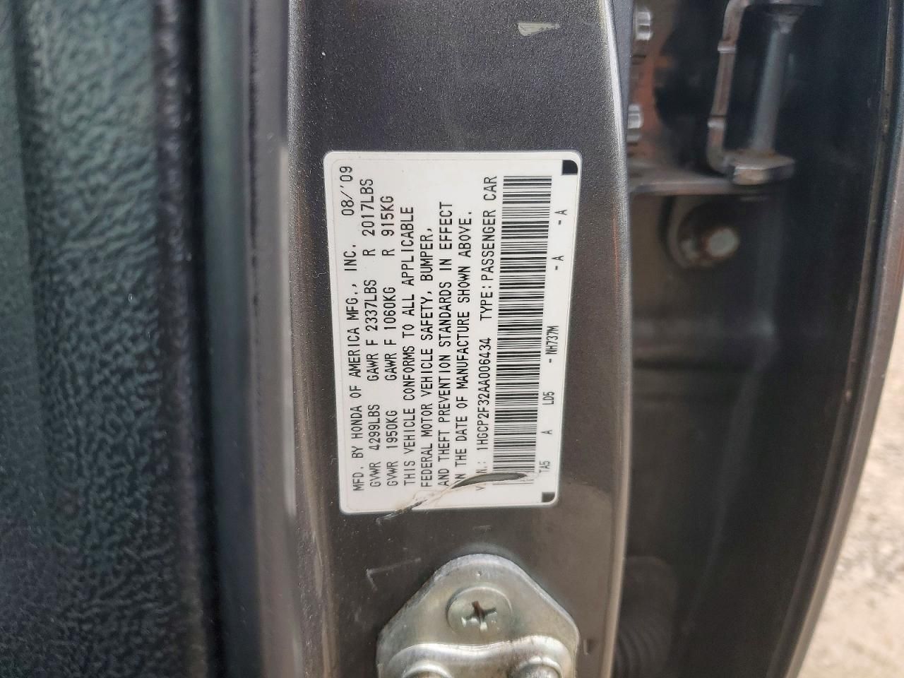 2010 Honda Accord lx