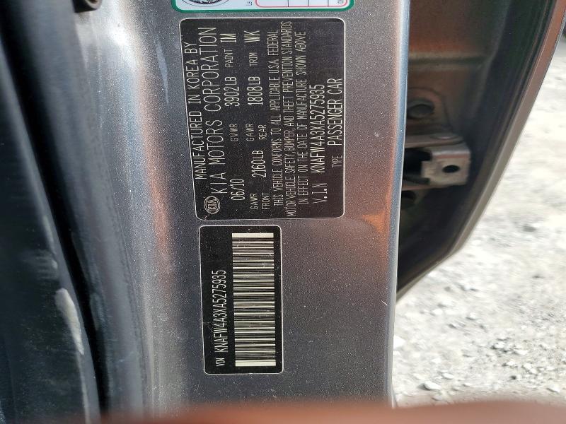 2010 KIA Forte sx