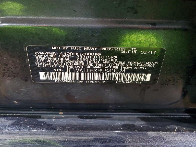 2017 Subaru Wrx Limited