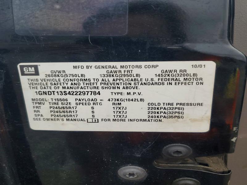 2002 Chevrolet Trailblazer