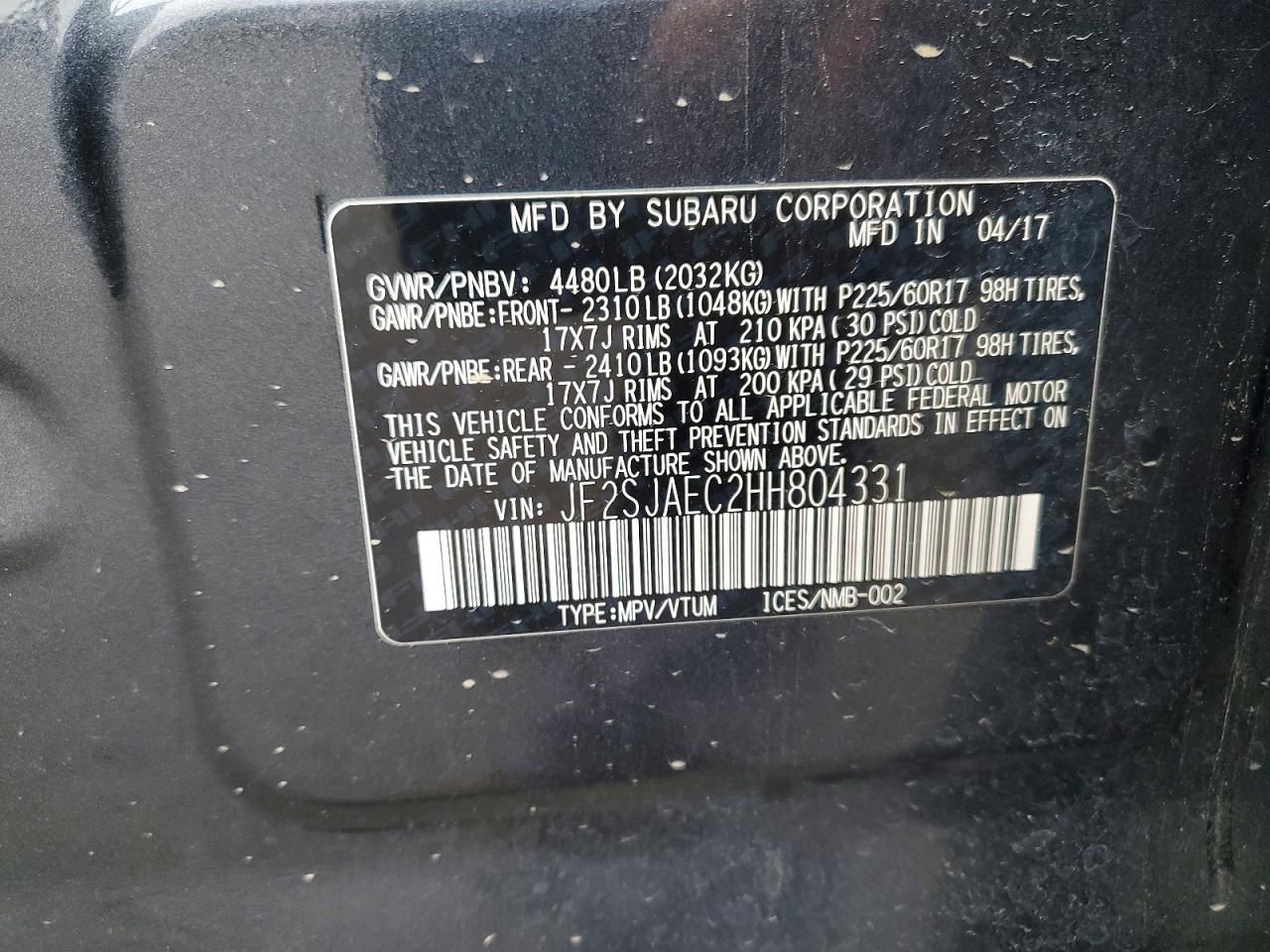 2017 Subaru Forester 2.5i Premium