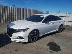 Honda salvage cars for sale: 2022 Honda Accord Sport