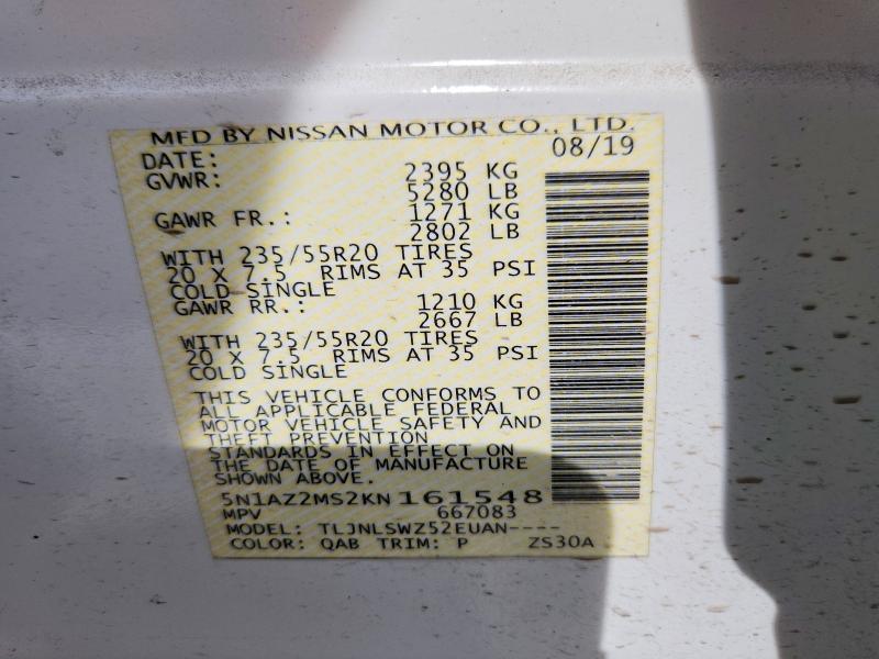 2019 Nissan Murano s