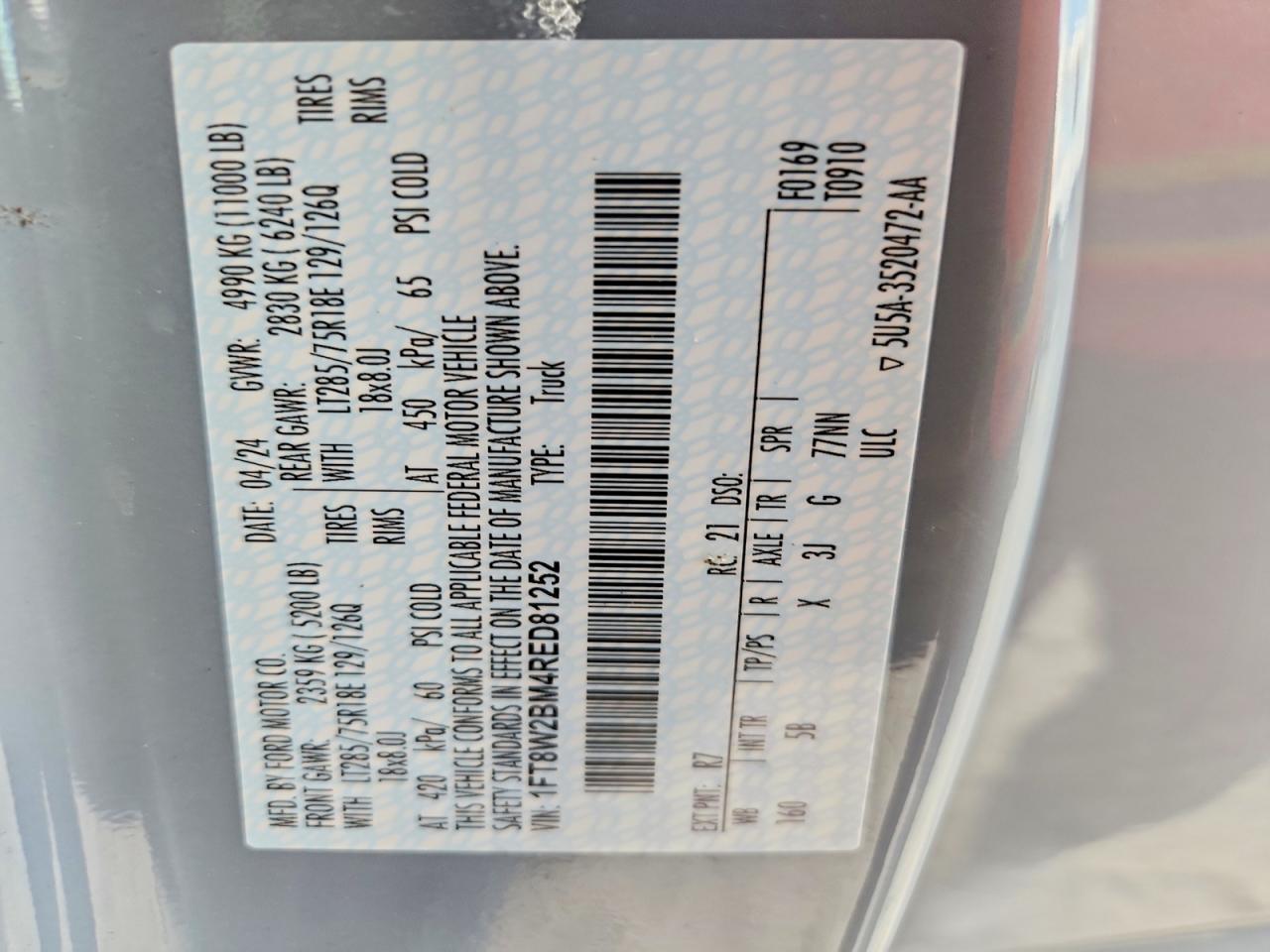 2024 Ford F250 Super Duty