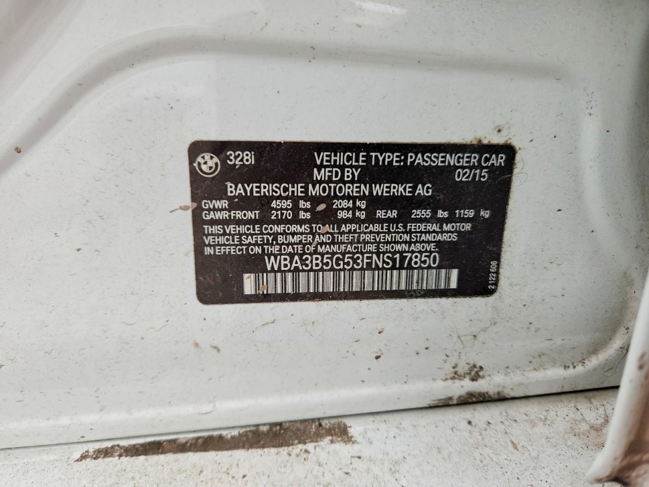 2015 BMW 328 xi Sulev