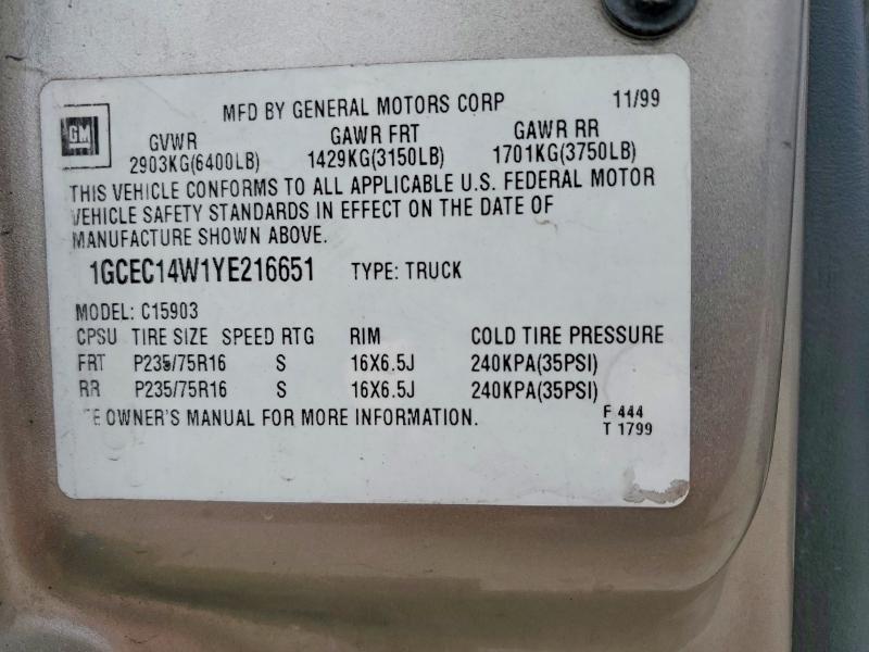 2000 Chevrolet Silverado C1500