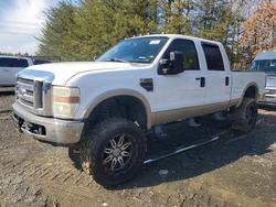 Salvage trucks for sale at Waldorf, MD auction: 2008 Ford F350 SRW Super Duty