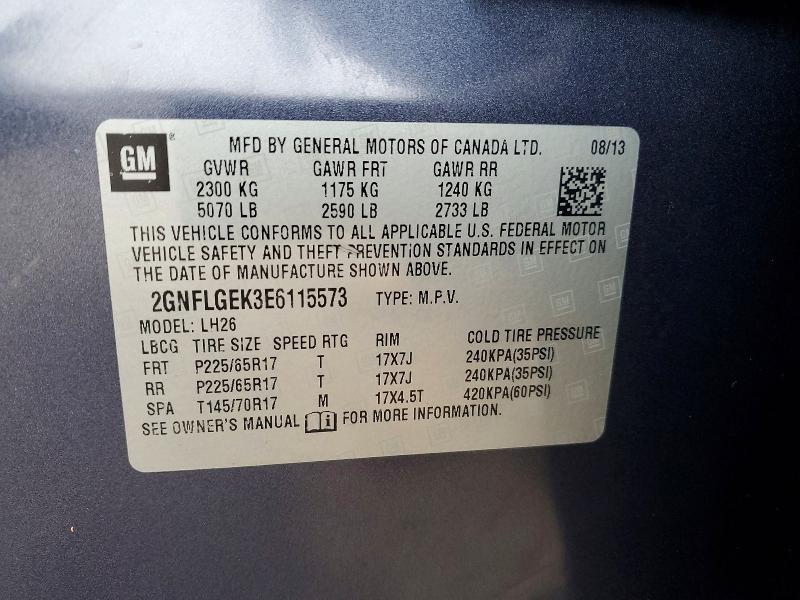 2014 Chevrolet Equinox lt