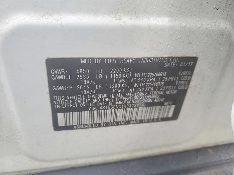 2017 Subaru Outback 3.6r Limited