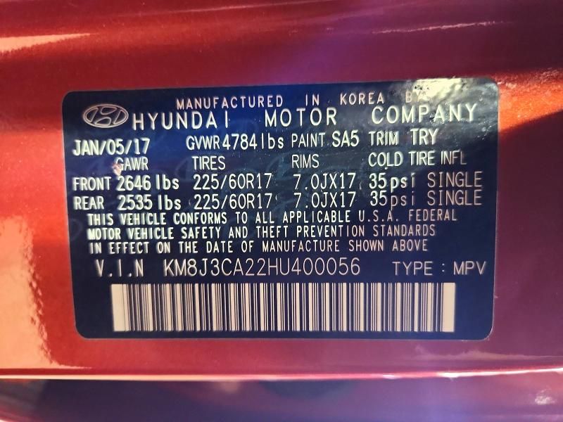 2017 Hyundai Tucson Limited