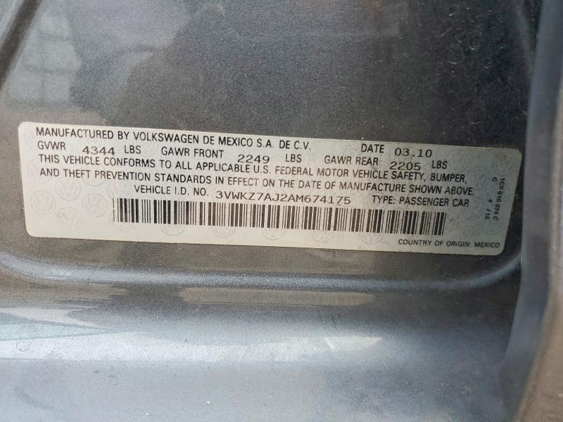 2010 Volkswagen Jetta s