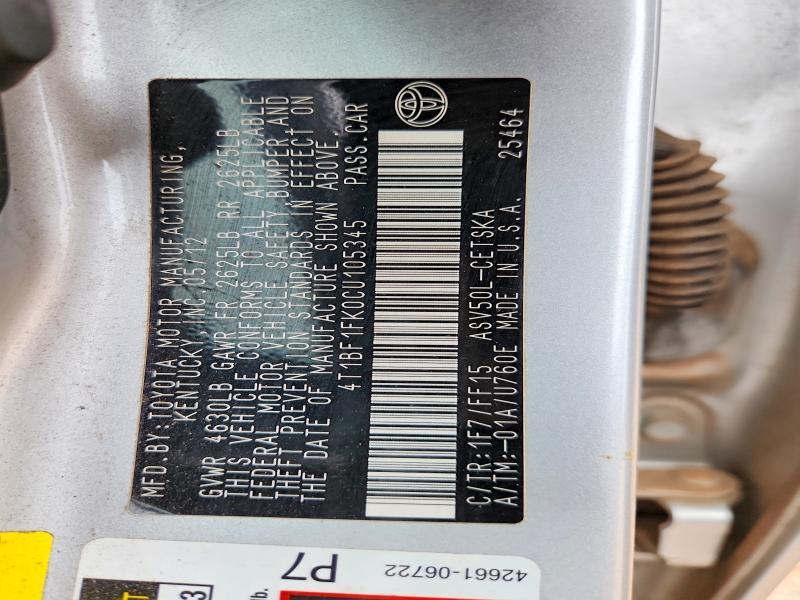 2012 Toyota Camry Base