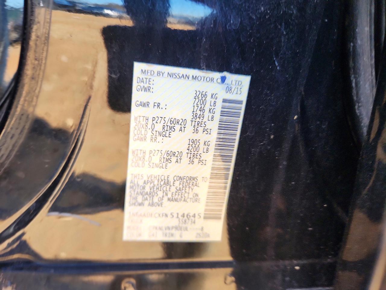 2015 Nissan Titan SL