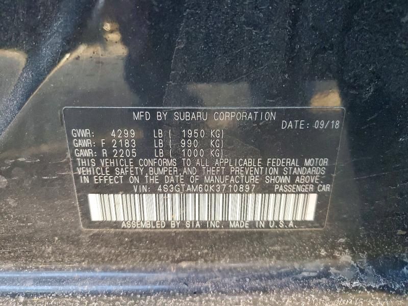 2019 Subaru Impreza Sport