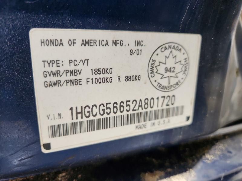 2002 Honda Accord ex