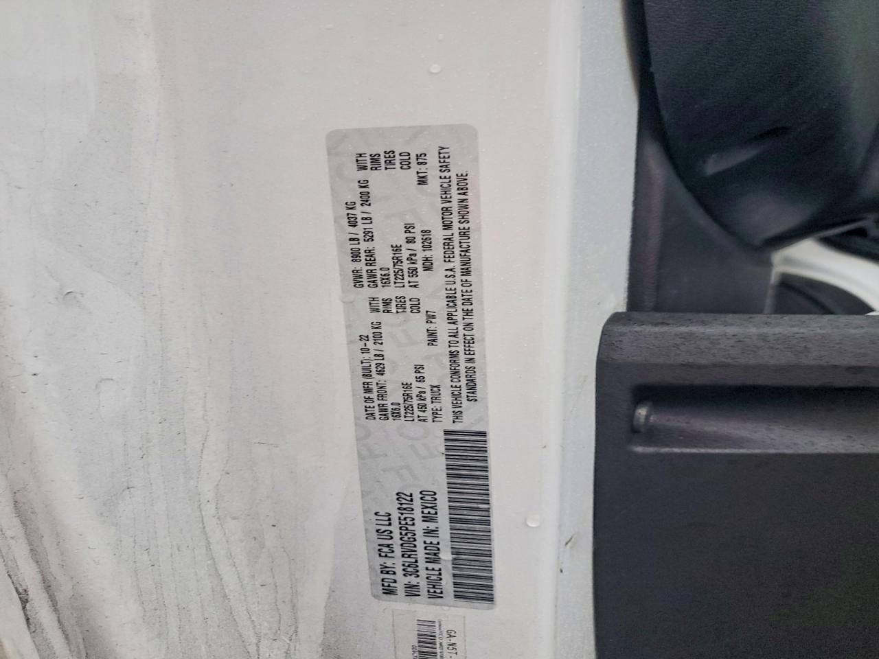 2023 Dodge RAM Promaster 2500 2500 High