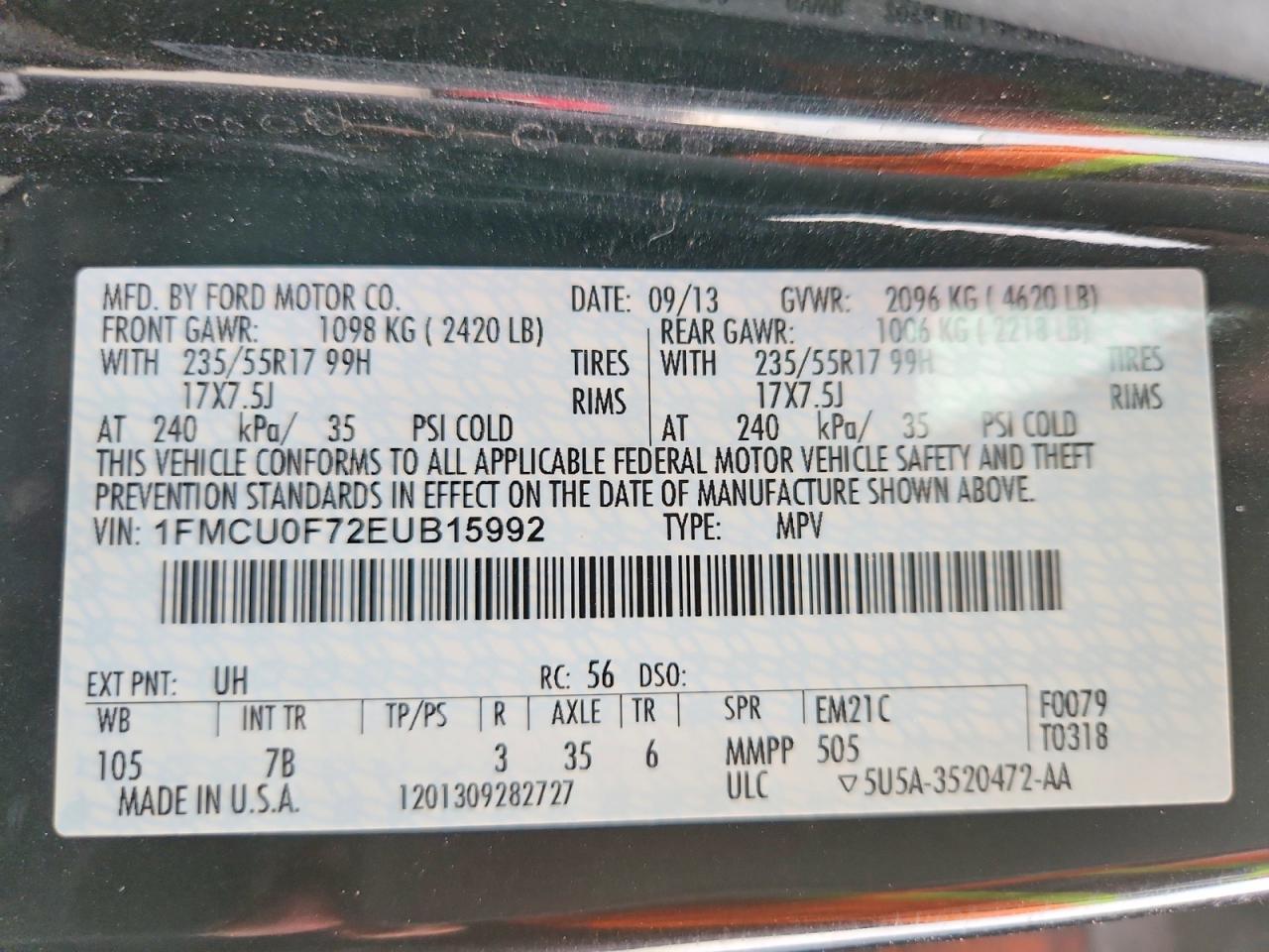 2014 Ford Escape s