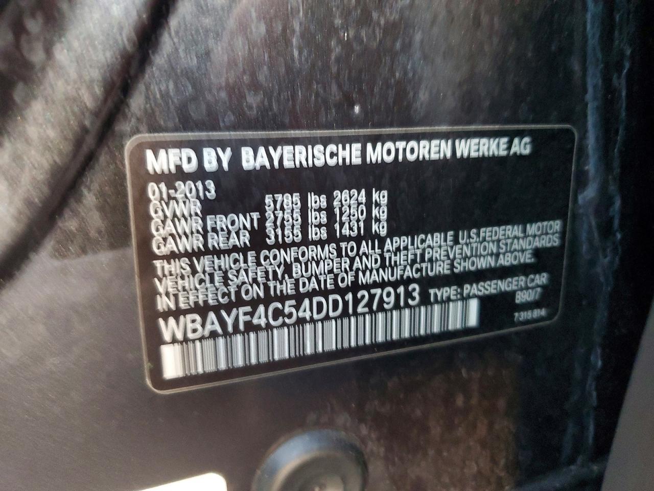 2013 BMW 740 lxi