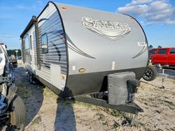 Salvage trucks for sale at Houston, TX auction: 2017 Wildwood 2017 Forest River Salem Camper