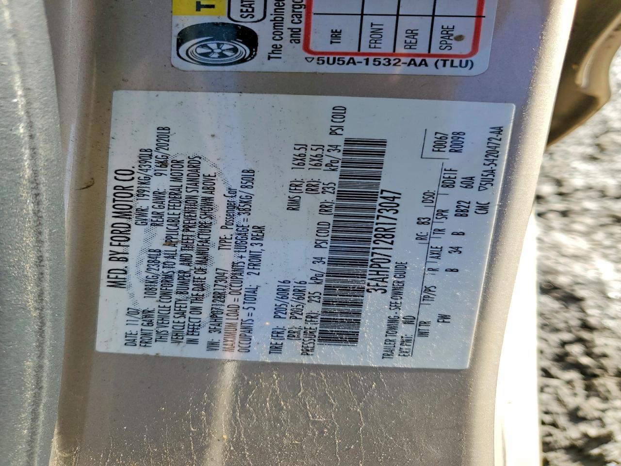 2008 Ford Fusion se