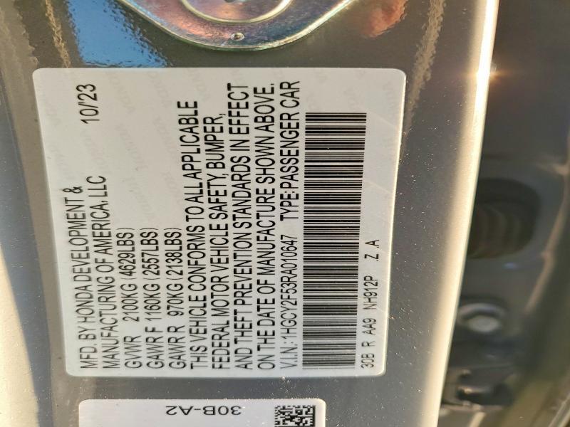 2024 Honda Accord Hybrid Sport