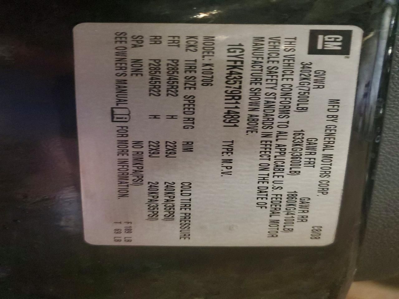 2009 Cadillac Escalade Hybrid