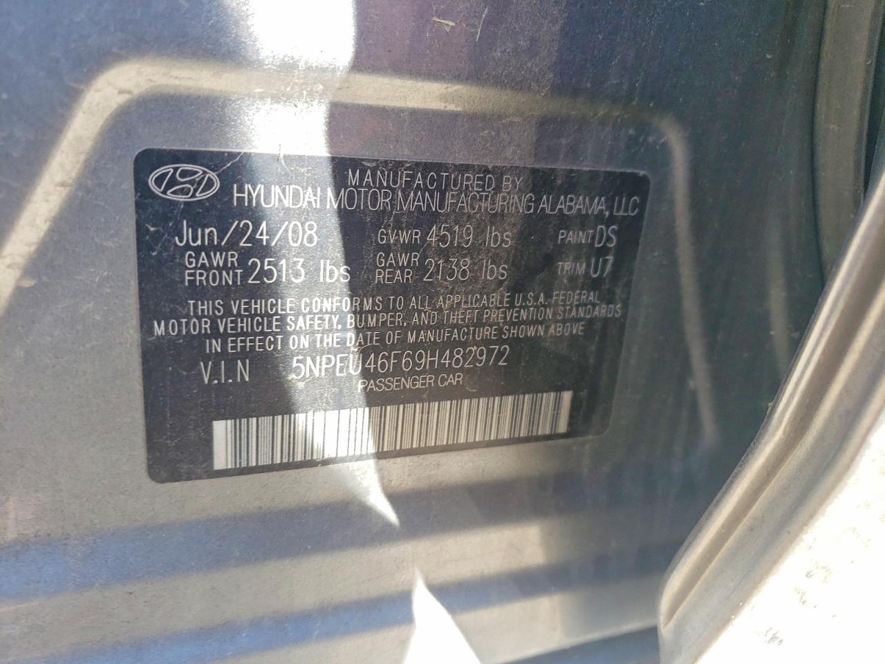 2009 Hyundai Sonata se