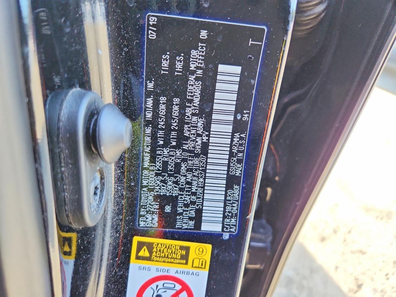 2019 Toyota Highlander