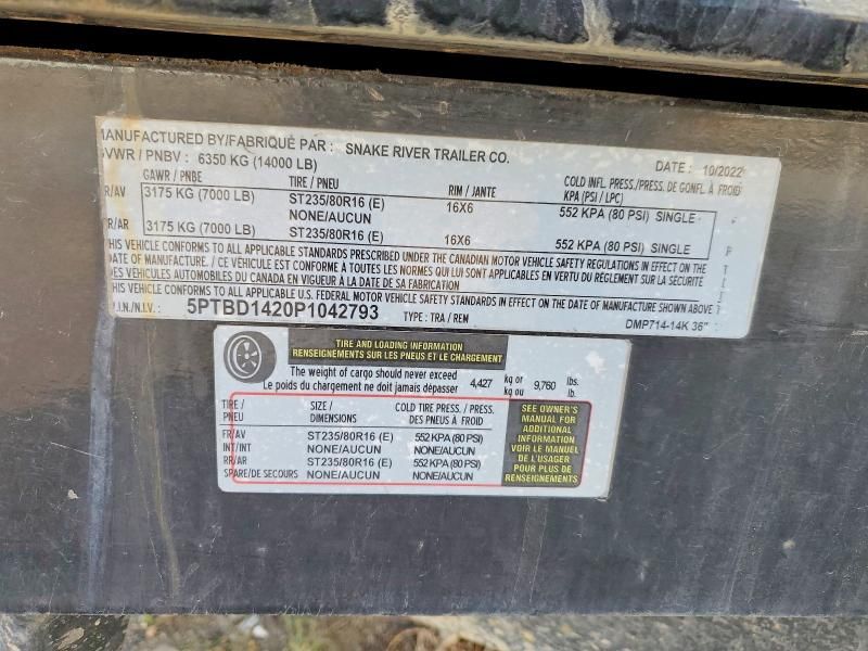 2022 Sunk Dmp610-7k-dump Trailer