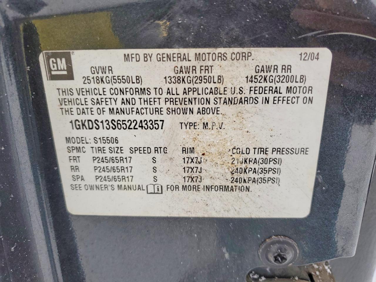 2005 GMC Envoy