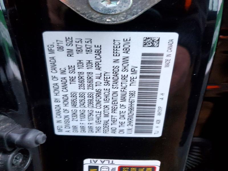 2017 Honda Cr-v Touring