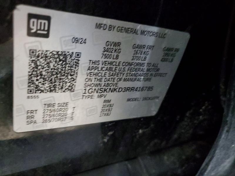 2024 Chevrolet Tahoe K1500 lt