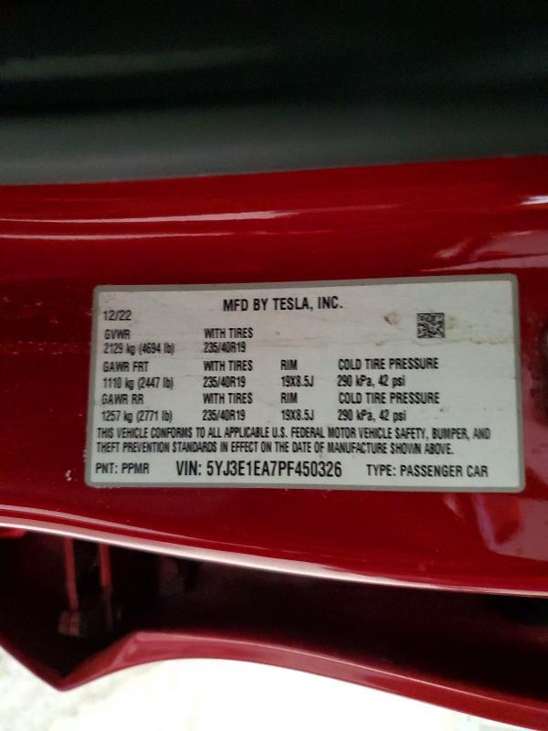 2023 Tesla Model 3