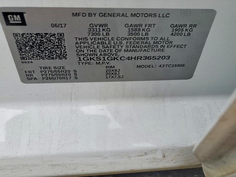 2017 GMC Yukon xl C1500 slt