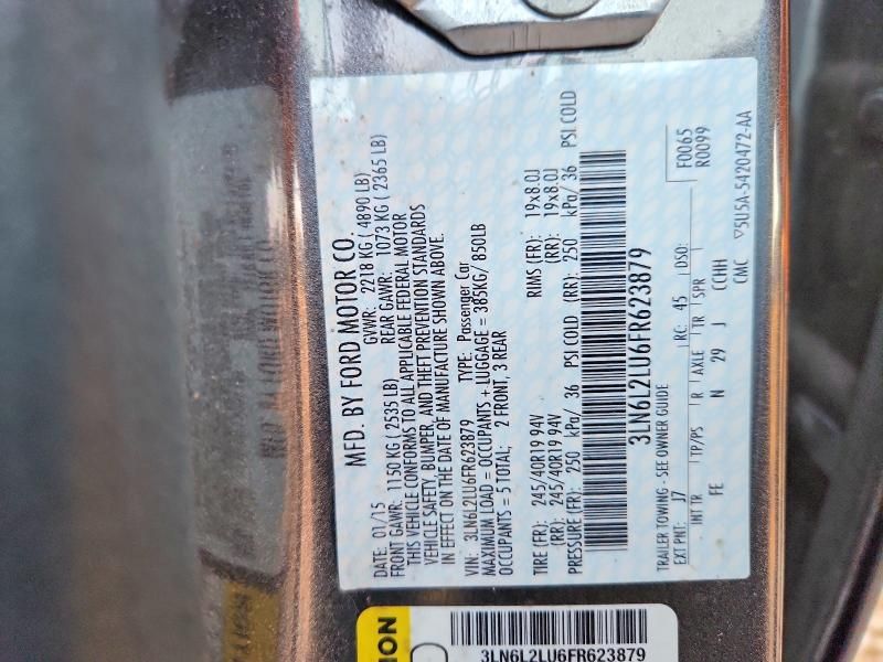 2015 Lincoln Mkz Hybrid