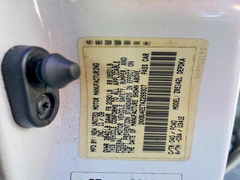 2010 Toyota Corolla le