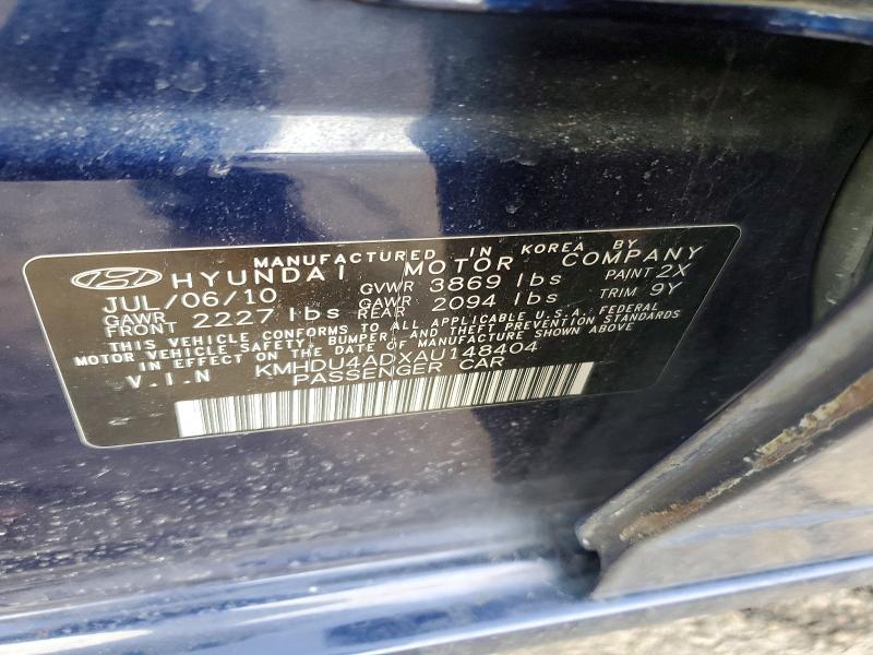 2010 Hyundai Elantra gls