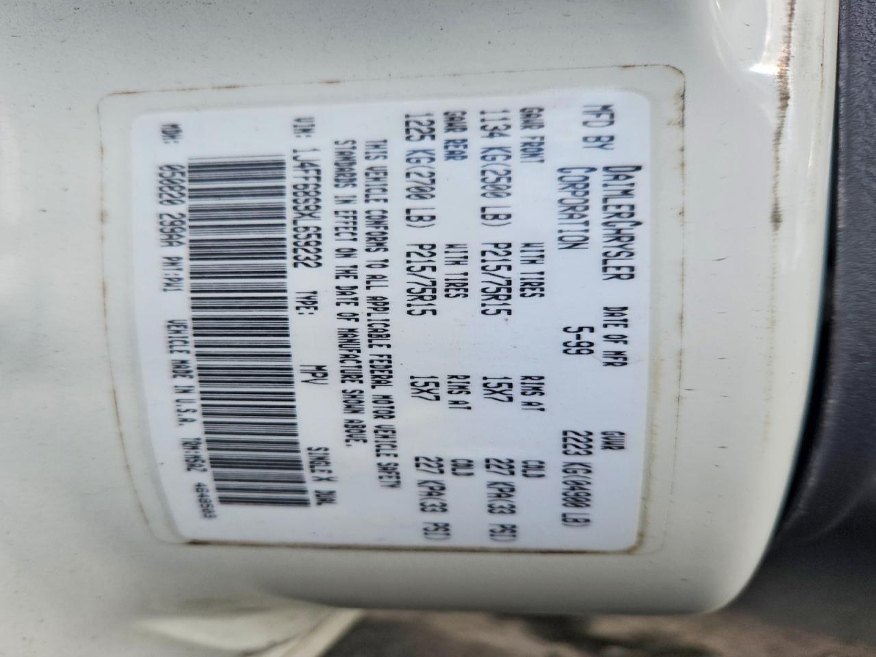 1999 Jeep Cherokee Sport