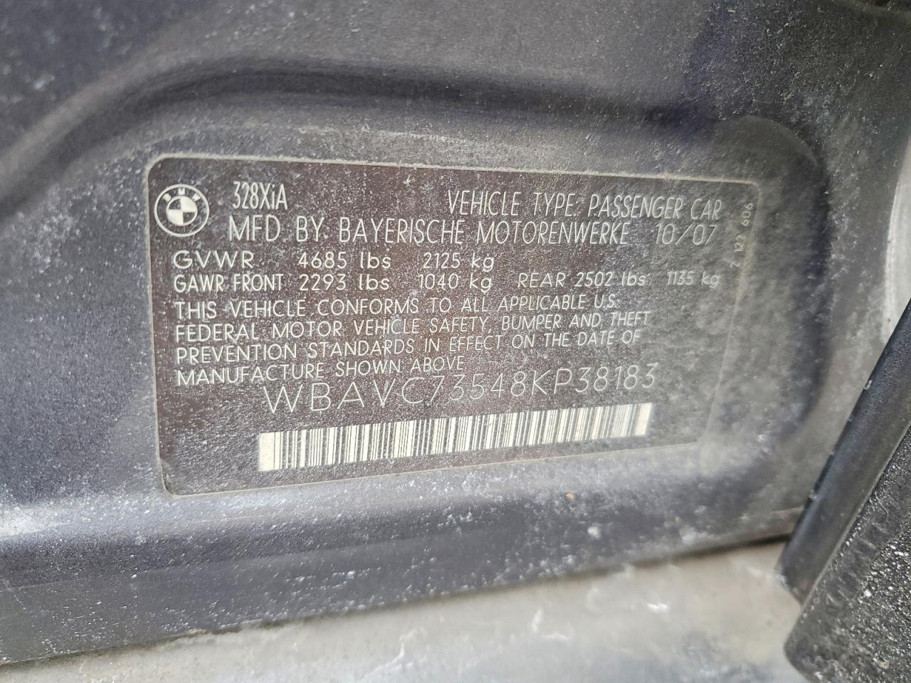 2008 BMW 328 xi Sulev