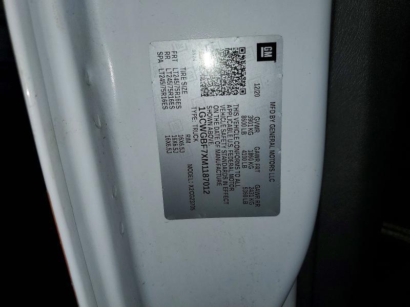 2021 Chevrolet Express 2500 Cargo Delivery van