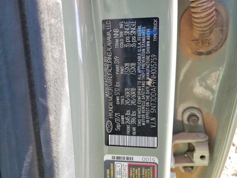 2022 Hyundai Santa Cruz SEL Premium