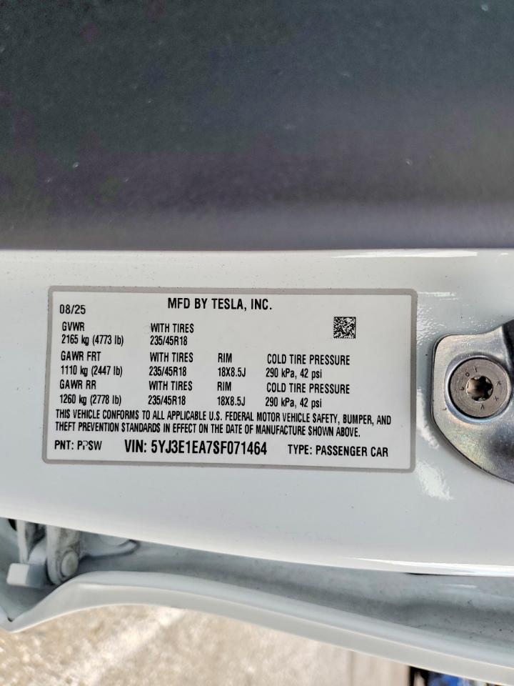 2025 Tesla Model 3