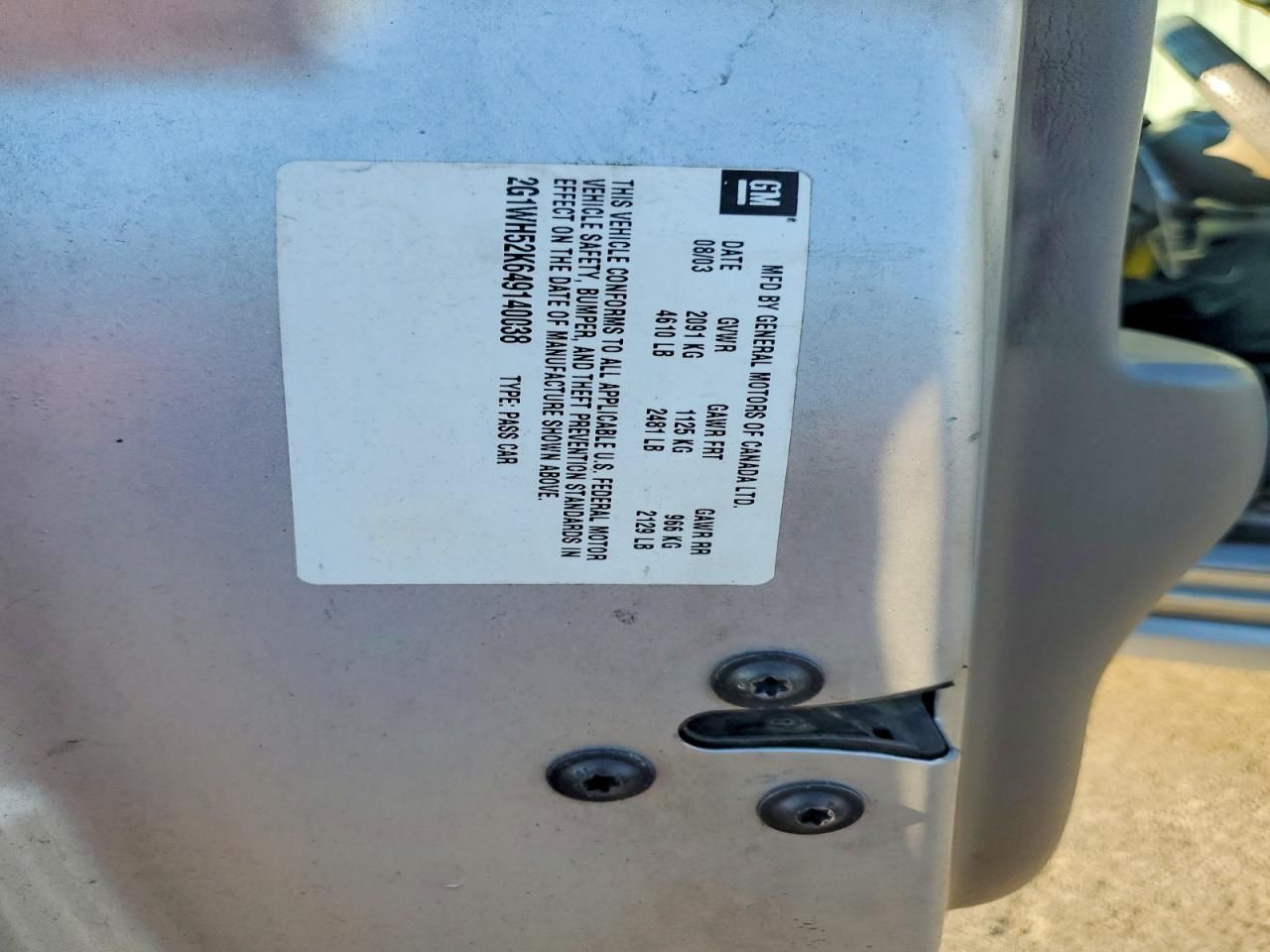 2004 Chevrolet Impala ls