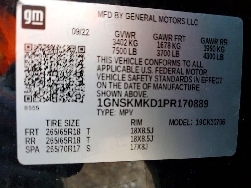 2023 Chevrolet Tahoe K1500 ls