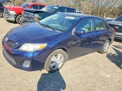 Salvage cars for sale from Copart Austell, GA: 2011 Toyota Corolla Base